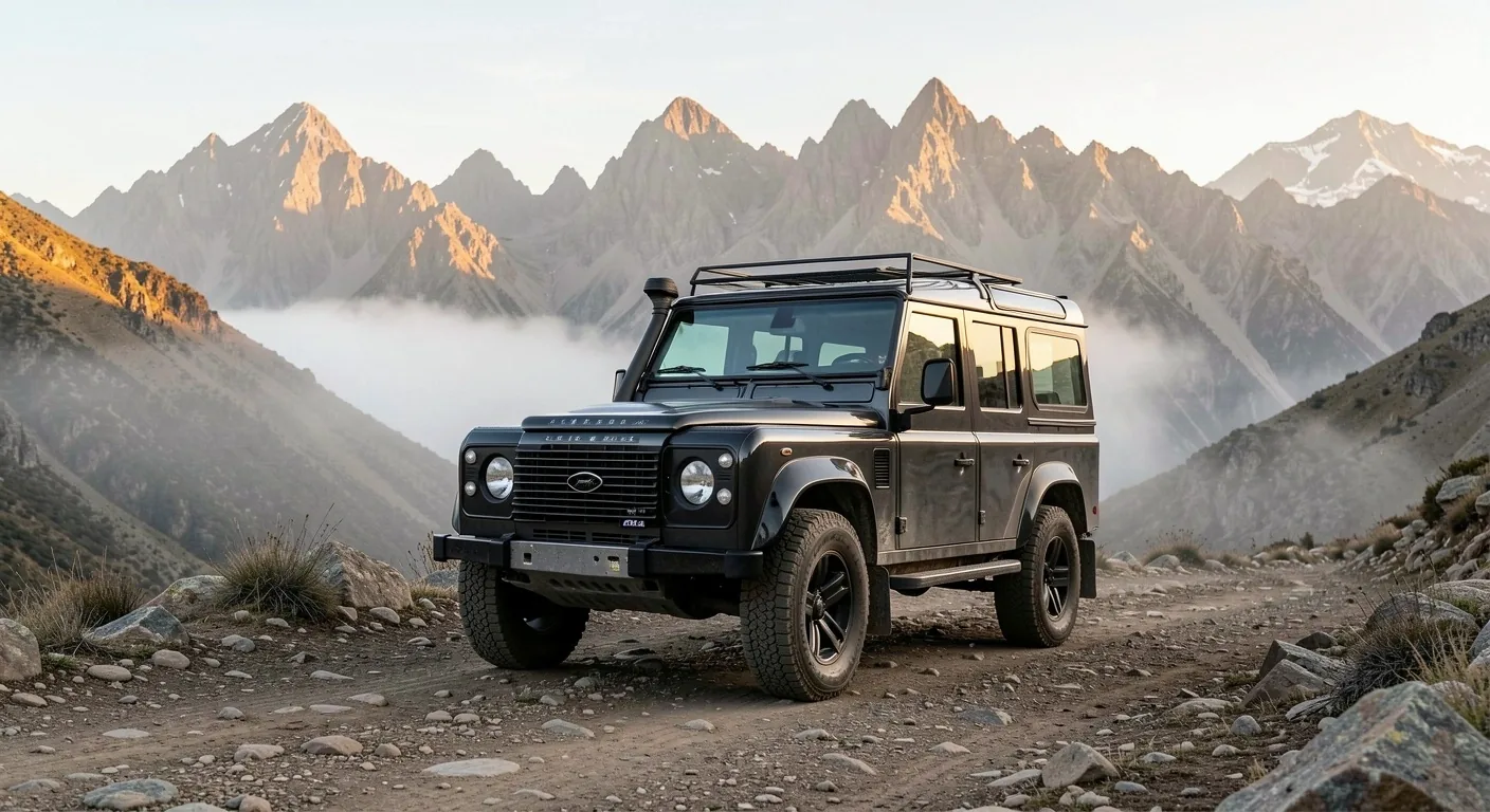 SUV Premium en la precordillera